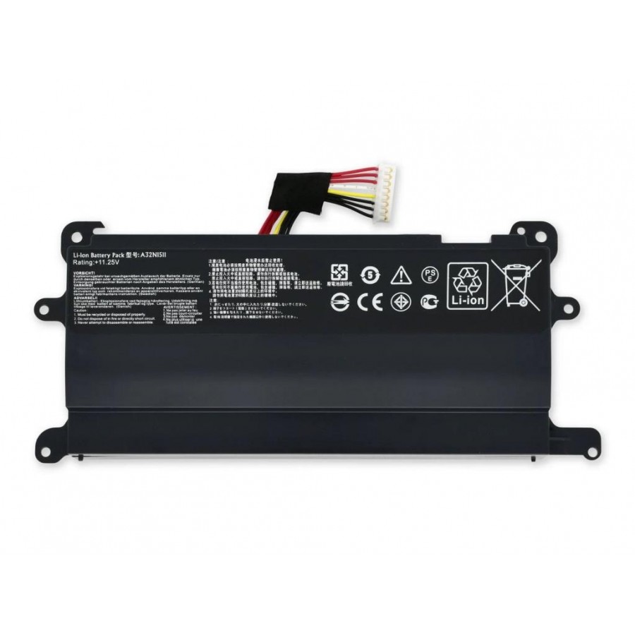 RETRO Asus ROG G752V, A32N1511 Notebook Bataryası - Ver.1 (6 Cell)