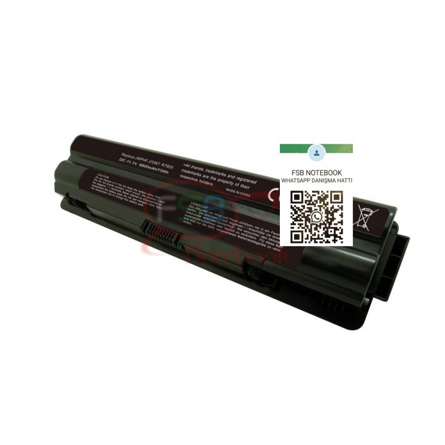 RETRO Dell XPS L401X, L501X, L502X, L701X, L702X Notebook Bataryası - 9 Cell