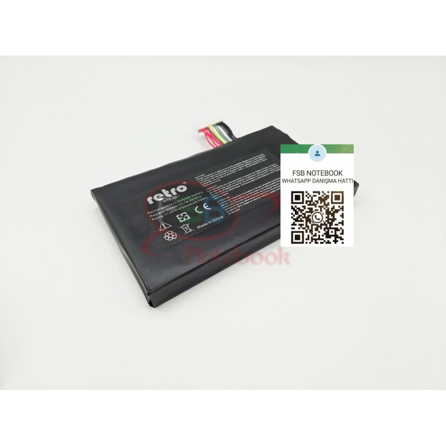 RETRO GI5KN-11-16-3S1P-0 Notebook Bataryası