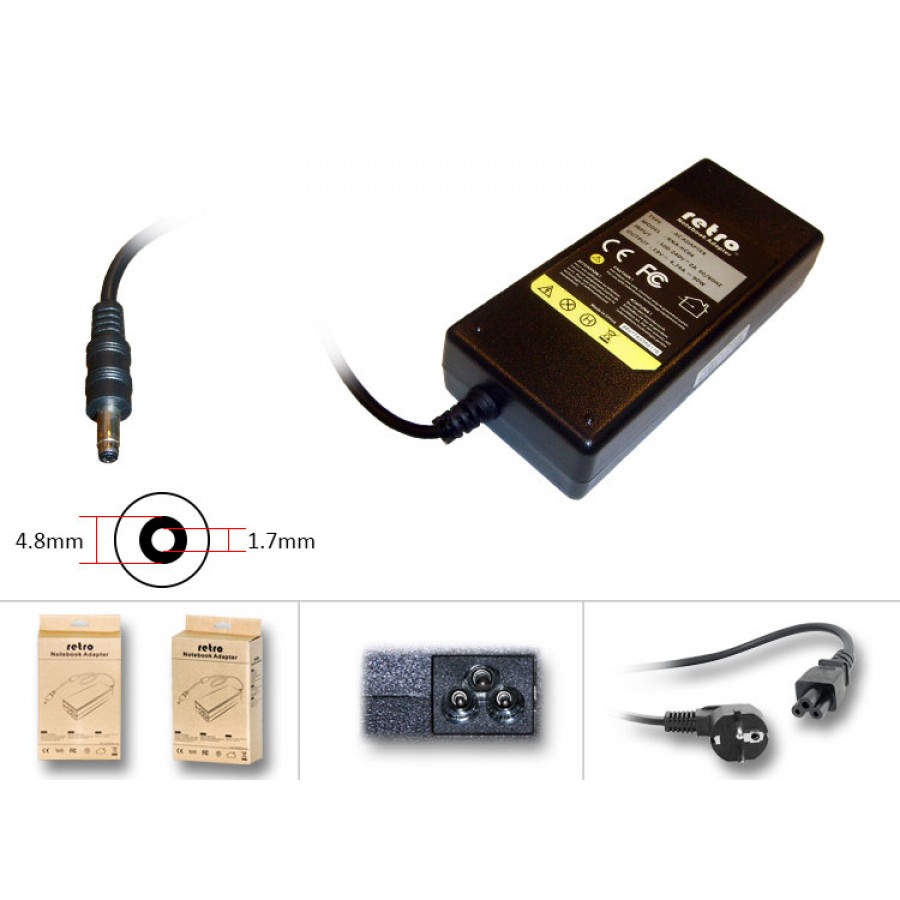RETRO MARKA HP 310744-002 Notebook Adaptör (  4.74A 90W)
