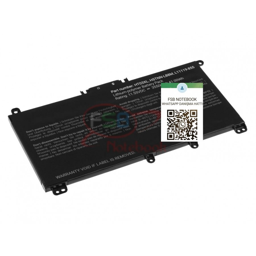 RETRO Hp Pavilion 15-cw, 15-cu, HT03XL Notebook Bataryası