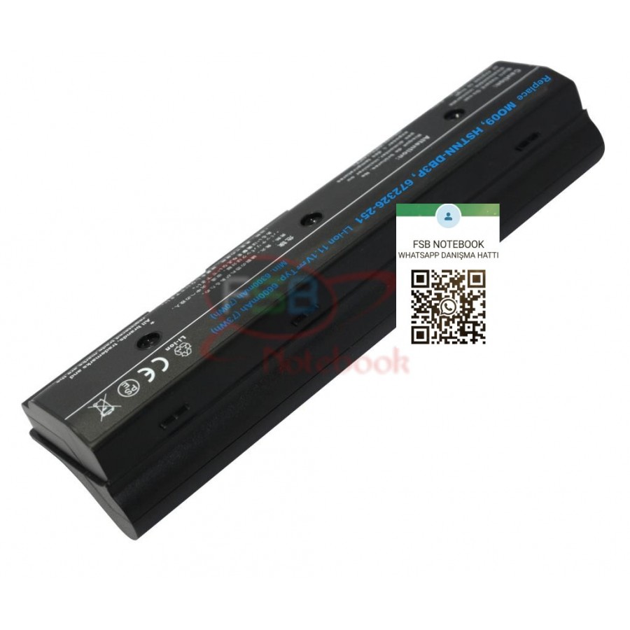 RETRO Hp Pavilion dv6-7000, dv7-7000, H2L56AA, MO09 Notebook Bataryası - 9 Cell