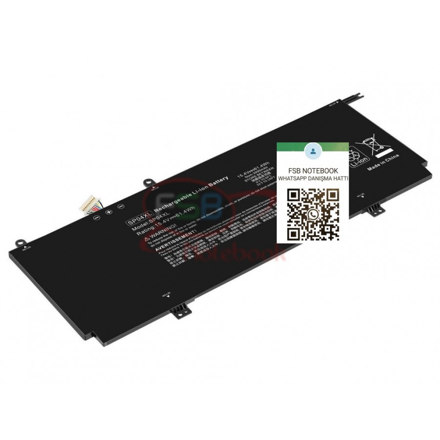 RETRO Hp Spectre 13-ap0000 x360, SP04XL Notebook Bataryası