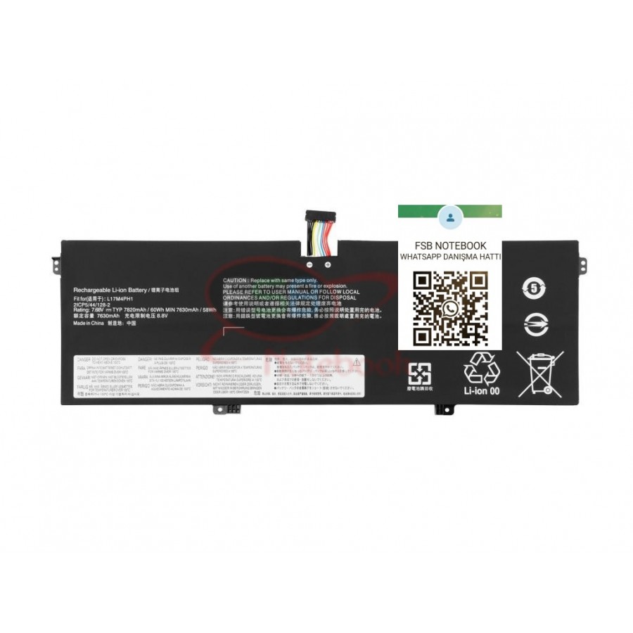 RETRO Lenovo IdeaPad Yoga C930-13IKB, L17C4PH1, L17M4PH1 Notebook Bataryası RETRO Lenovo IdeaPad Yoga C930-13IKB, L17C4PH1, L17M4PH1 Notebook Bataryası