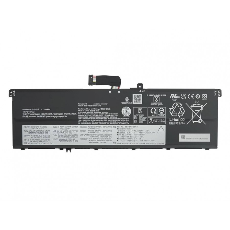 RETRO Lenovo L22M4PF4 Notebook Bataryası