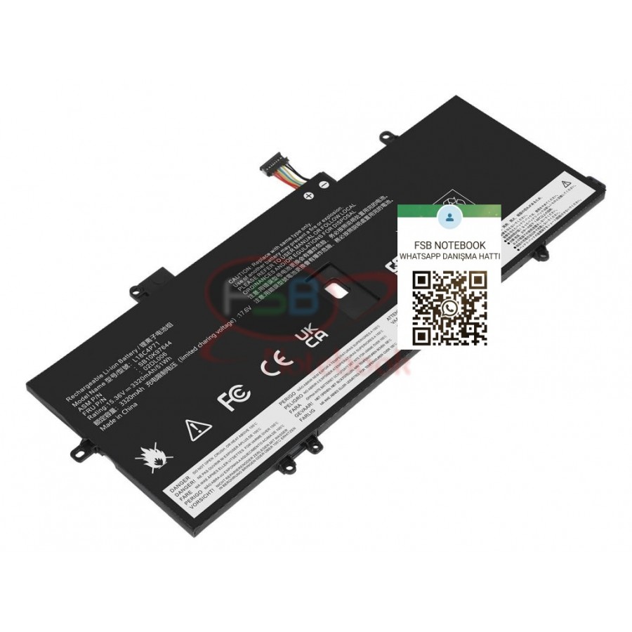 RETRO Lenovo ThinkPad X1 Yoga Gen4, L18C4P71 Notebook Bataryası
