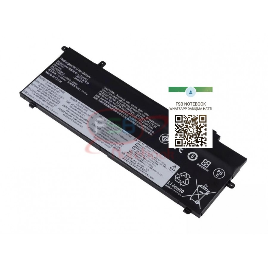 RETRO Lenovo ThinkPad X280, L17M6P72 Notebook Bataryası