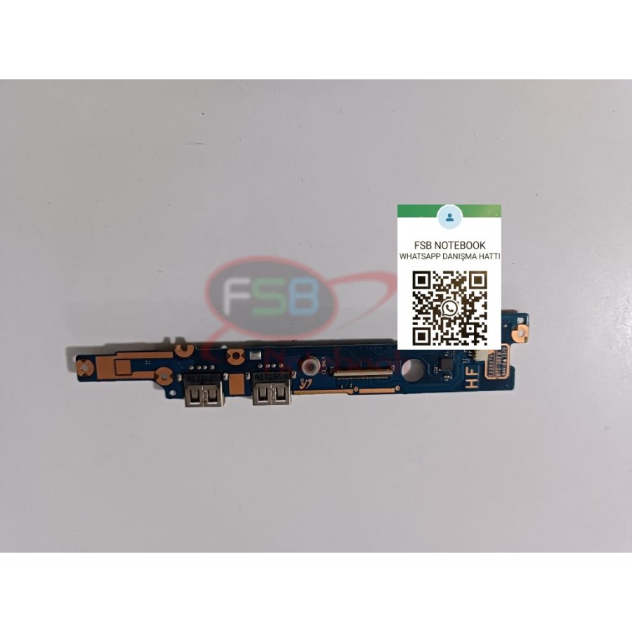 SAMSUNG NP530U4E USB PORT + KART OKUYUCU + POWER TETİK KARTI JKLNQRTY