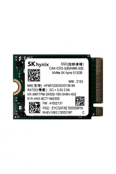 Skhynix BC901 512 GB 2230 M.2 Nvme SSD