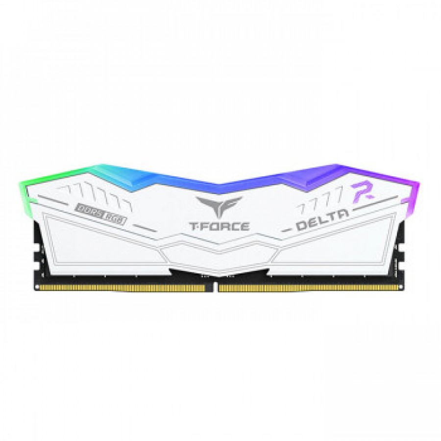 Team T-Force DELTA RGB White 32GB(2x16GB) 7800Mhz DDR5 CL38 Gaming Ram (FF4D532G7800HC38DDC01)