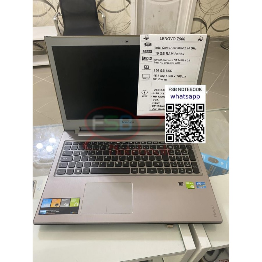 Lenovo Z500 i7 3. Nesil 2. el Notebook